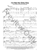 I'm Not The Only One EPRINT Guitar and Fretted sheet music cover
